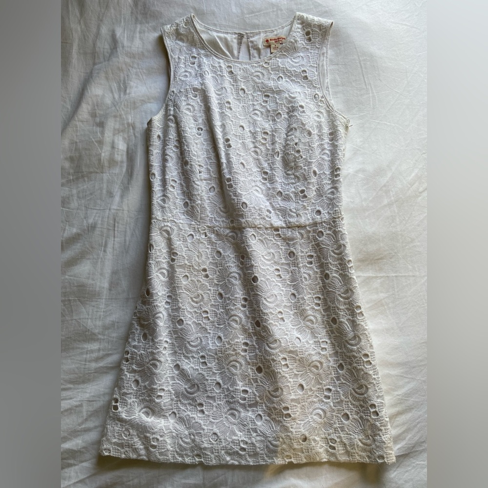 White Brooks Brothers dress - perfect for graduation!